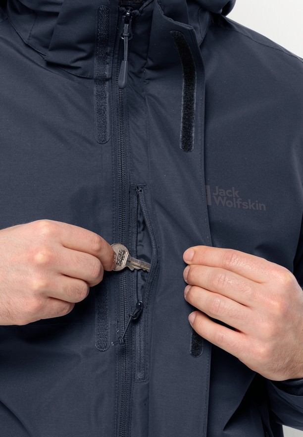 Jack Wolfskin Luntal 3in1 Jassen Heren Donkerblauw | 22972883