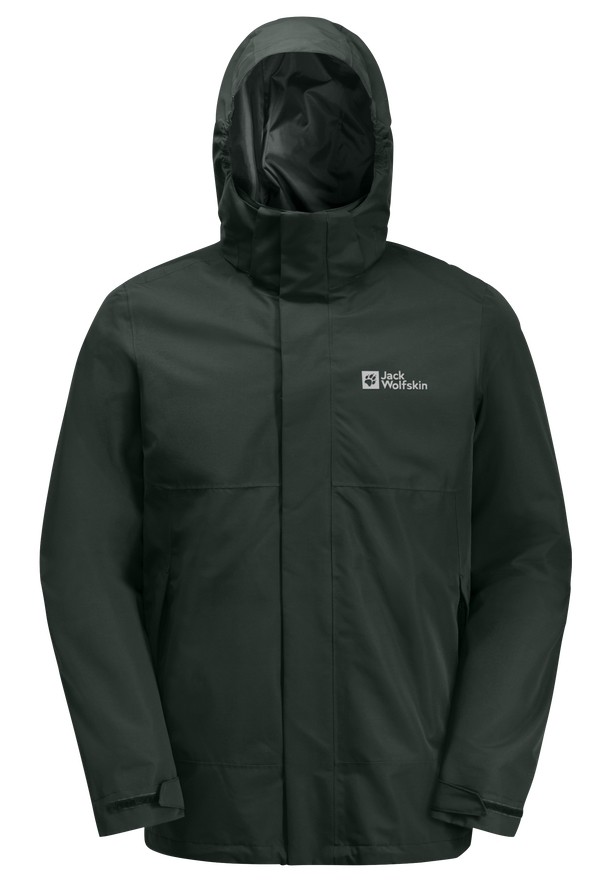 Jack Wolfskin Luntal 3in1 Jassen Heren Groen | 79824403