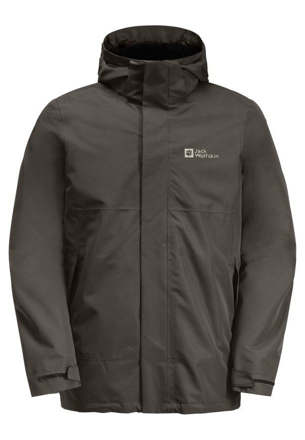 Jack Wolfskin Luntal 3in1 Jassen Heren Koffie | 45791010
