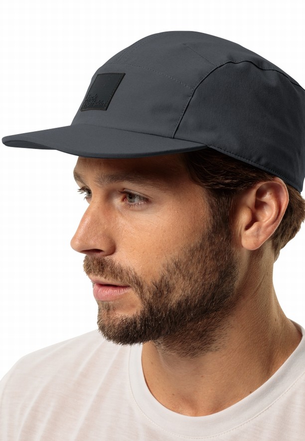 Jack Wolfskin Mainkai Caps Heren Zwart | 81610639