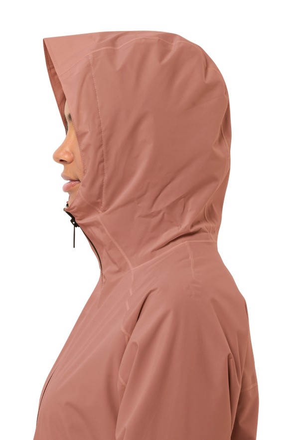 Jack Wolfskin Mainkai Long Regenjassen Dames Roze | 96346289