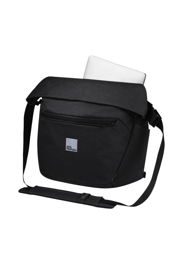 Jack Wolfskin Mainkai Messenger 2in1 Schoudertassen Heren Zwart | 93598910