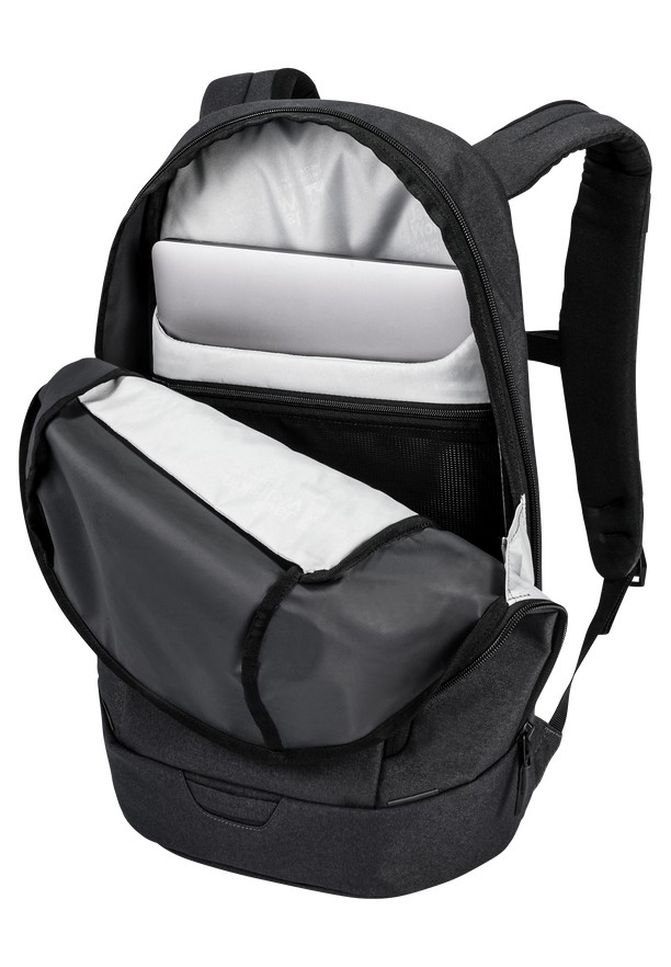 Jack Wolfskin Mainkai Messenger 2in1 Schoudertassen Dames Zwart | 46851120
