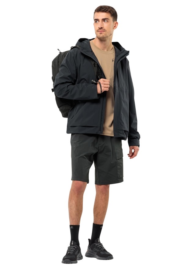 Jack Wolfskin Mainkai Regenjassen Heren Zwart | 26304396