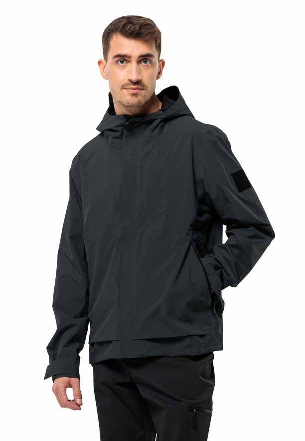 Jack Wolfskin Mainkai Regenjassen Heren Zwart | 26304396