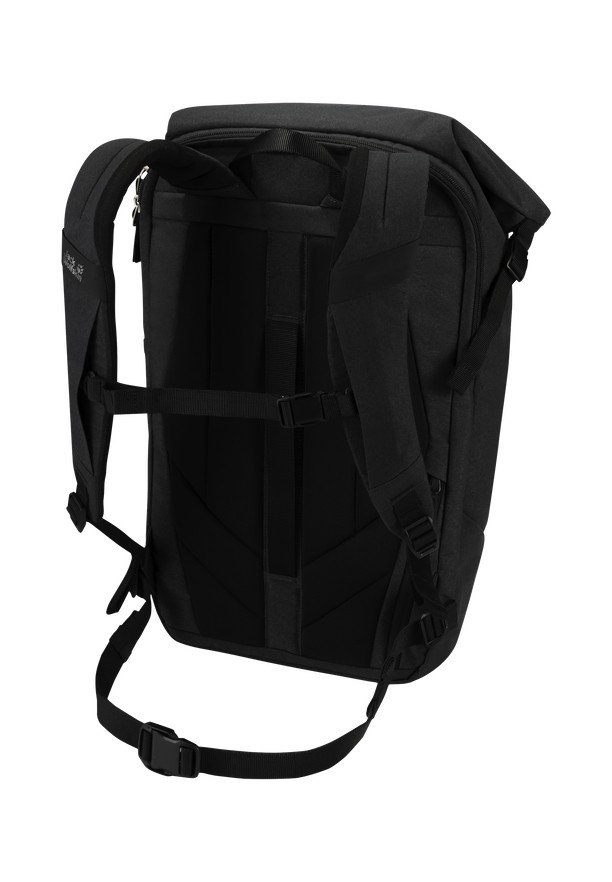 Jack Wolfskin Mainkai Rolltop Laptop Rugzakken Heren Zwart | 17726920