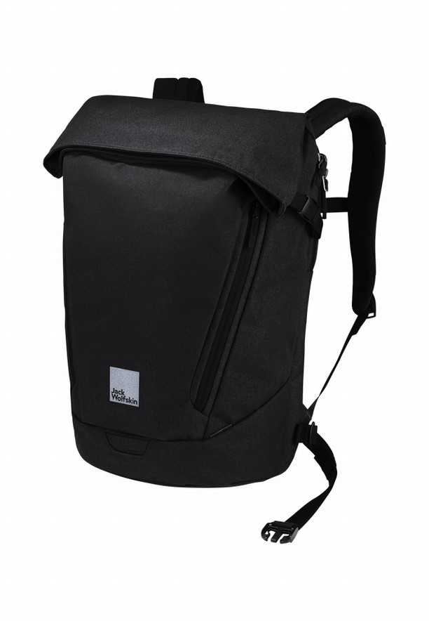 Jack Wolfskin Mainkai Rolltop Laptop Rugzakken Heren Zwart | 17726920