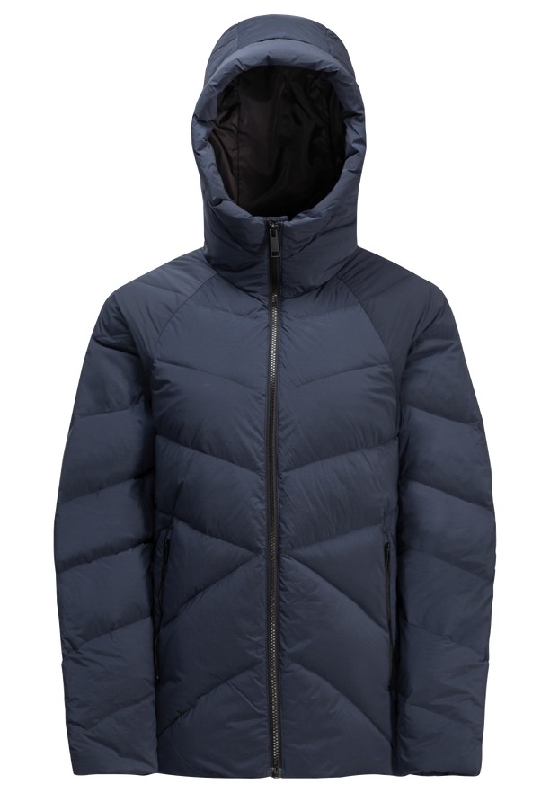 Jack Wolfskin Marienplatz Donsjas Dames Donkerblauw | 20834787