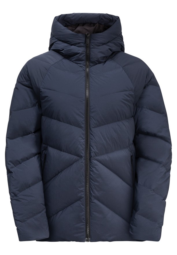 Jack Wolfskin Marienplatz Donsjas Dames Donkerblauw | 20834787