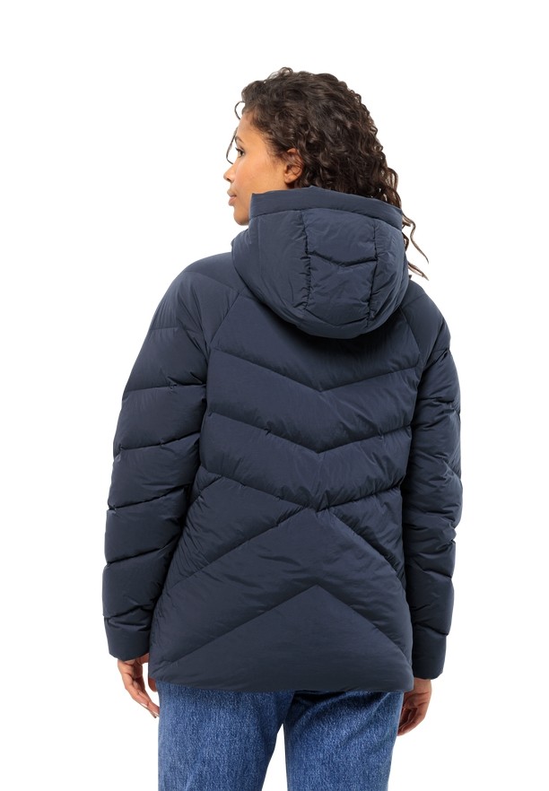 Jack Wolfskin Marienplatz Donsjas Dames Donkerblauw | 20834787
