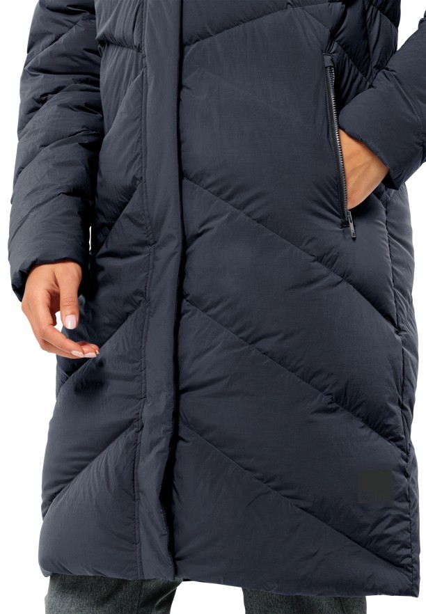 Jack Wolfskin Marienplatz Donzen Jassen Dames Donkerblauw | 55364207
