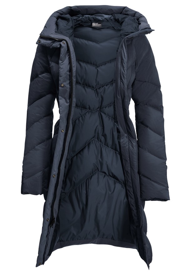 Jack Wolfskin Marienplatz Donzen Jassen Dames Donkerblauw | 55364207