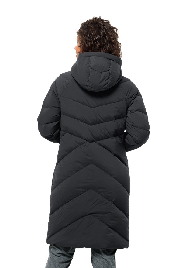 Jack Wolfskin Marienplatz Donzen Jassen Dames Zwart | 51883645