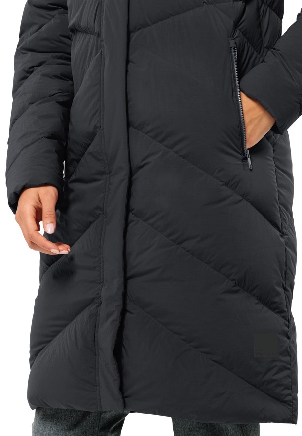 Jack Wolfskin Marienplatz Donzen Jassen Dames Zwart | 51883645