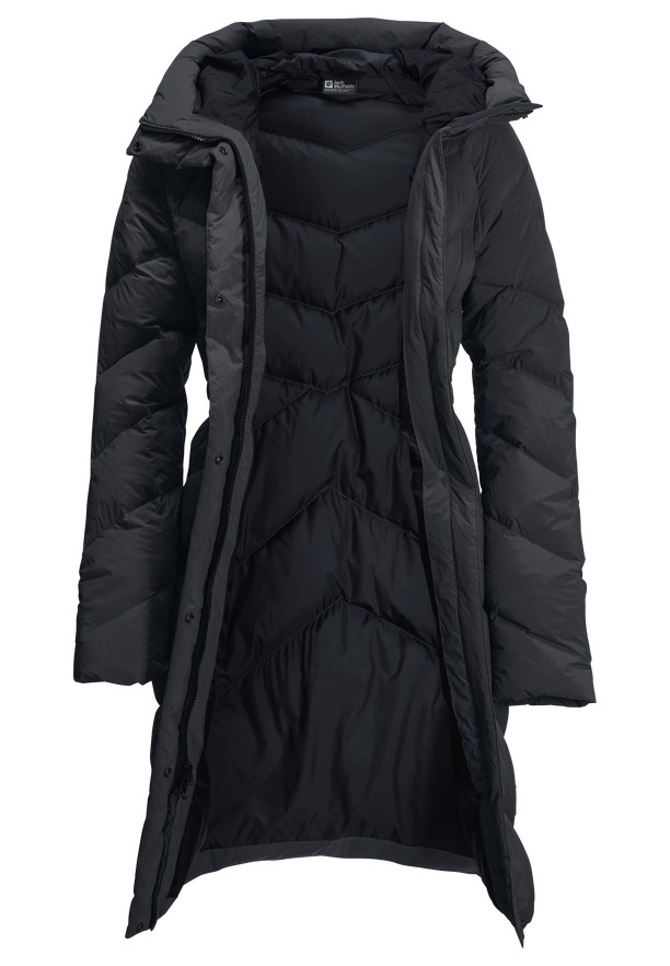 Jack Wolfskin Marienplatz Donzen Jassen Dames Zwart | 51883645