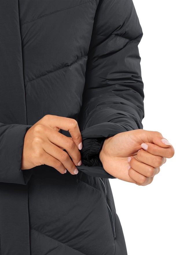 Jack Wolfskin Marienplatz Donzen Jassen Dames Zwart | 51883645