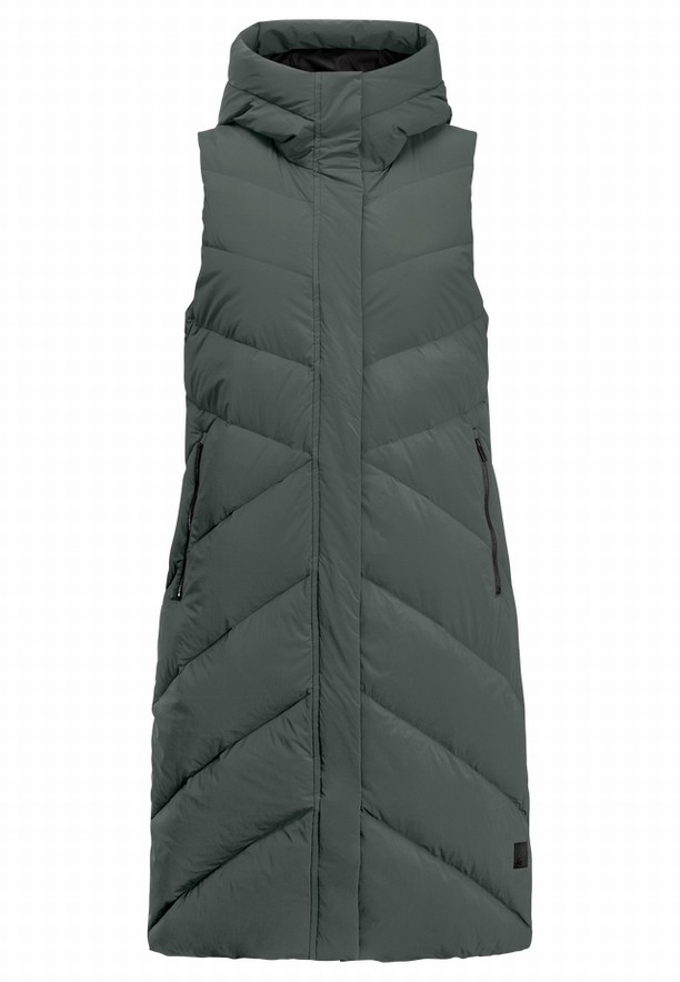 Jack Wolfskin Marienplatz Vest Dames Grijs | 89104991