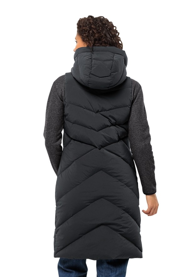 Jack Wolfskin Marienplatz Vest Dames Zwart | 43630086