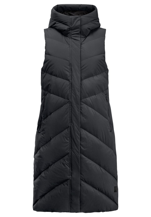 Jack Wolfskin Marienplatz Vest Dames Zwart | 43630086