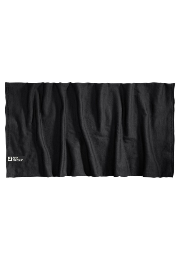 Jack Wolfskin Merino Nek Warmer Heren Zwart | 63281582