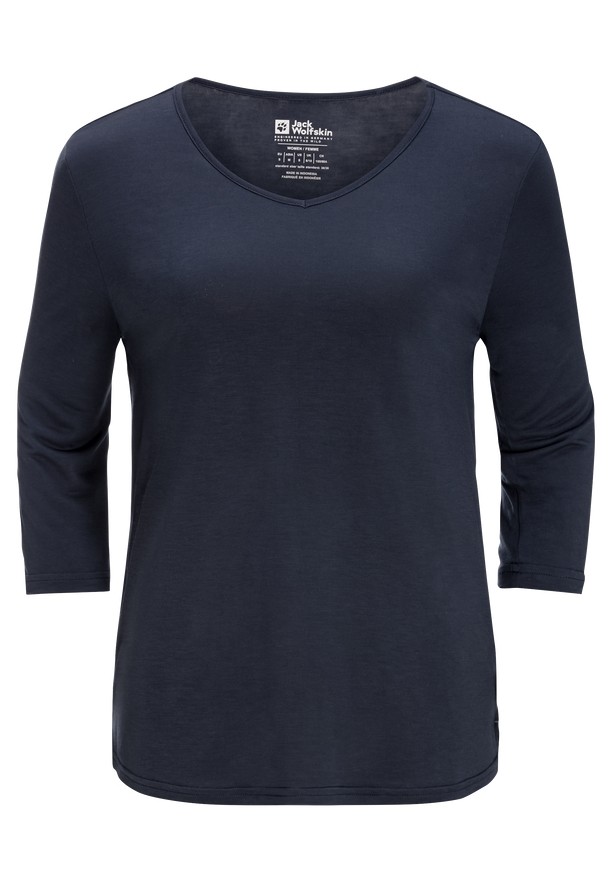 Jack Wolfskin Mola 3/4 T-shirts Dames Donkerblauw | 83735881