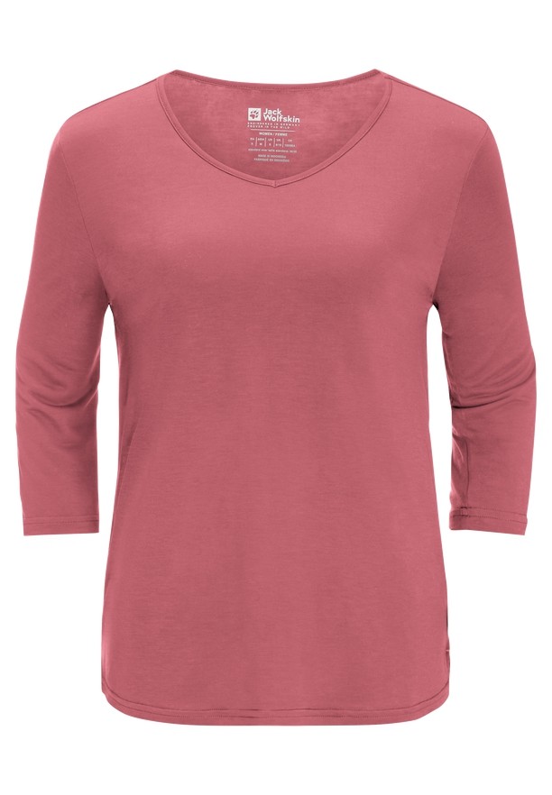 Jack Wolfskin Mola 3/4 T-shirts Dames Roze | 95925487