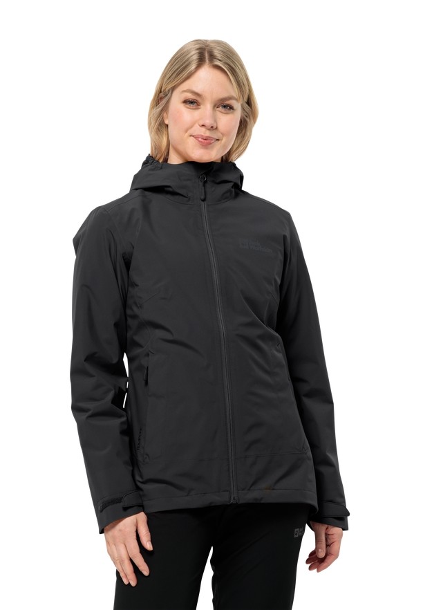 Jack Wolfskin Moonrise 3in1 Jassen Dames Zwart | 37764960