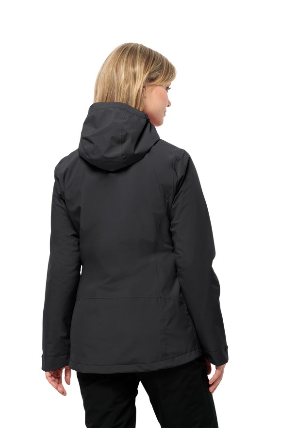 Jack Wolfskin Moonrise 3in1 Jassen Dames Zwart | 37764960