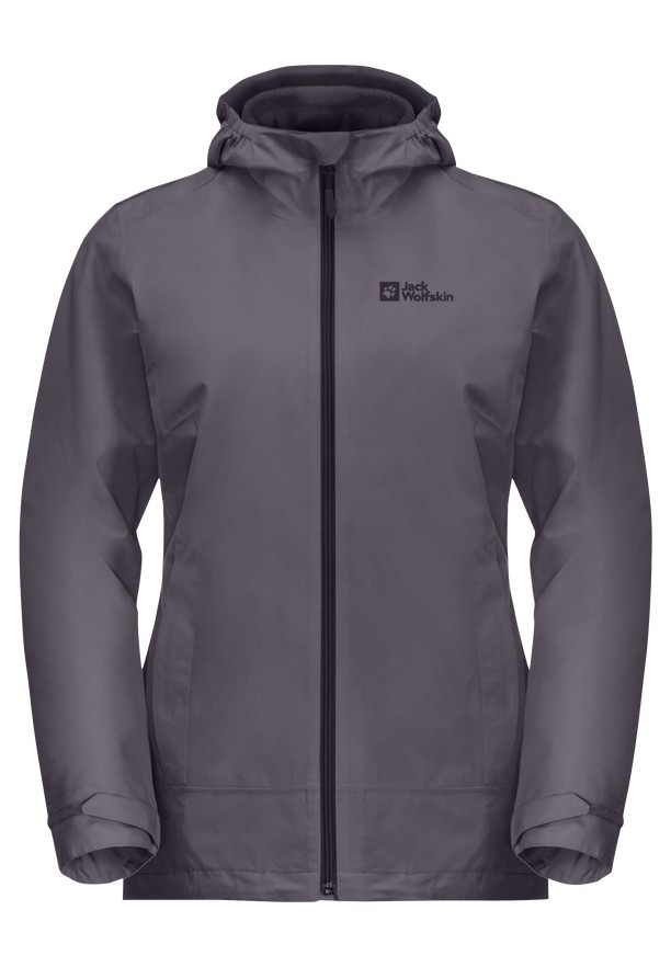 Jack Wolfskin Moonrise 3in1 Jassen Dames Grijs | 27514953