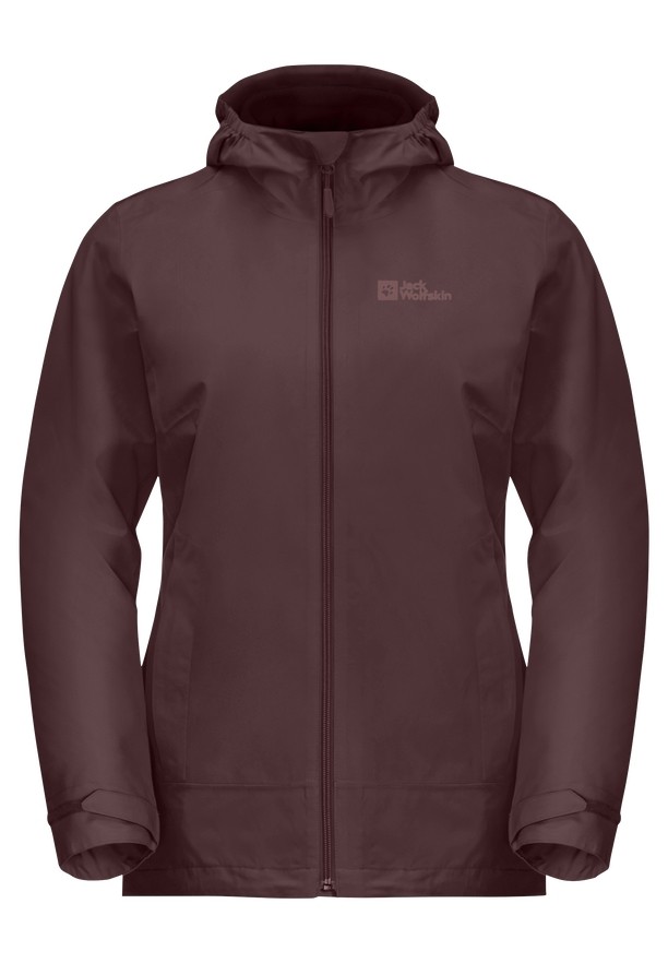 Jack Wolfskin Moonrise 3in1 Jassen Dames Rood | 78504493