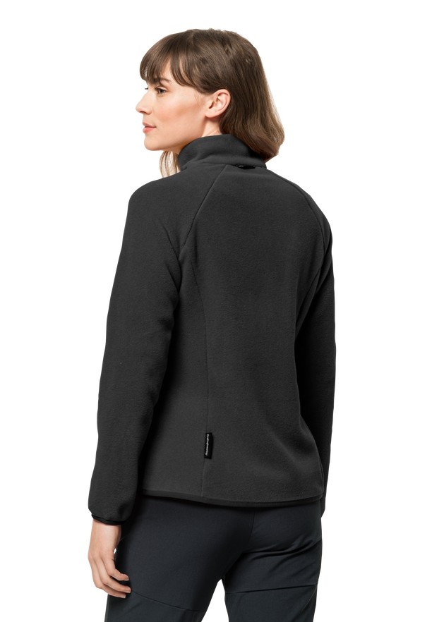 Jack Wolfskin Moonrise Fz Fleece Jassen Dames Zwart | 83039795