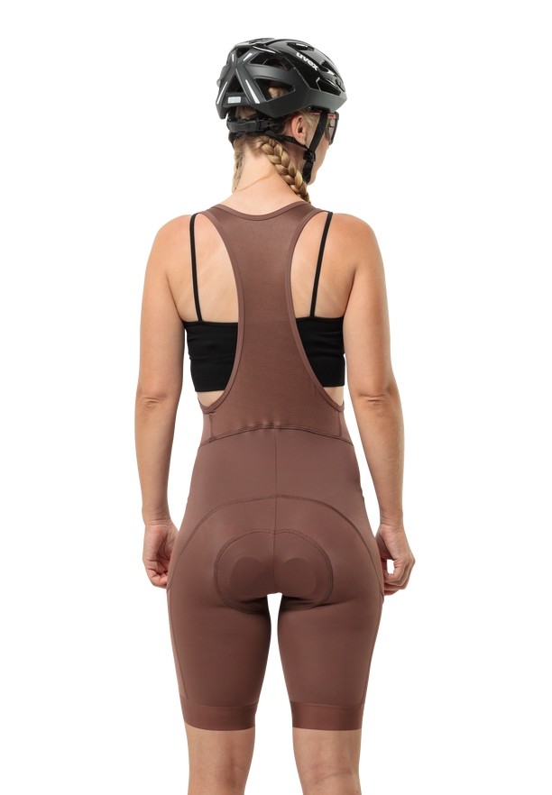 Jack Wolfskin Morobbia Bib Korte Broek Dames Rood | 35269531