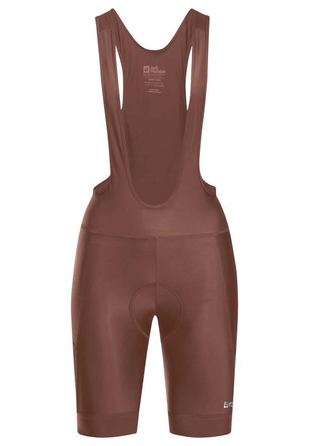 Jack Wolfskin Morobbia Bib Korte Broek Dames Rood | 35269531