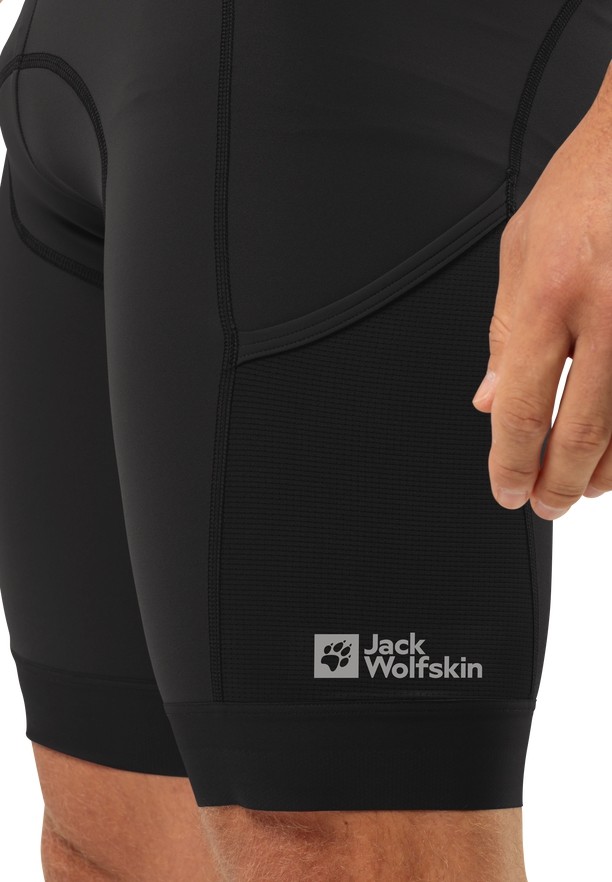 Jack Wolfskin Morobbia Bib Korte Broek Heren Zwart | 43187741
