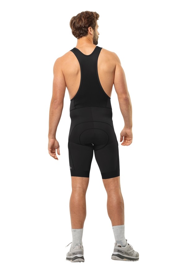 Jack Wolfskin Morobbia Bib Korte Broek Heren Zwart | 43187741