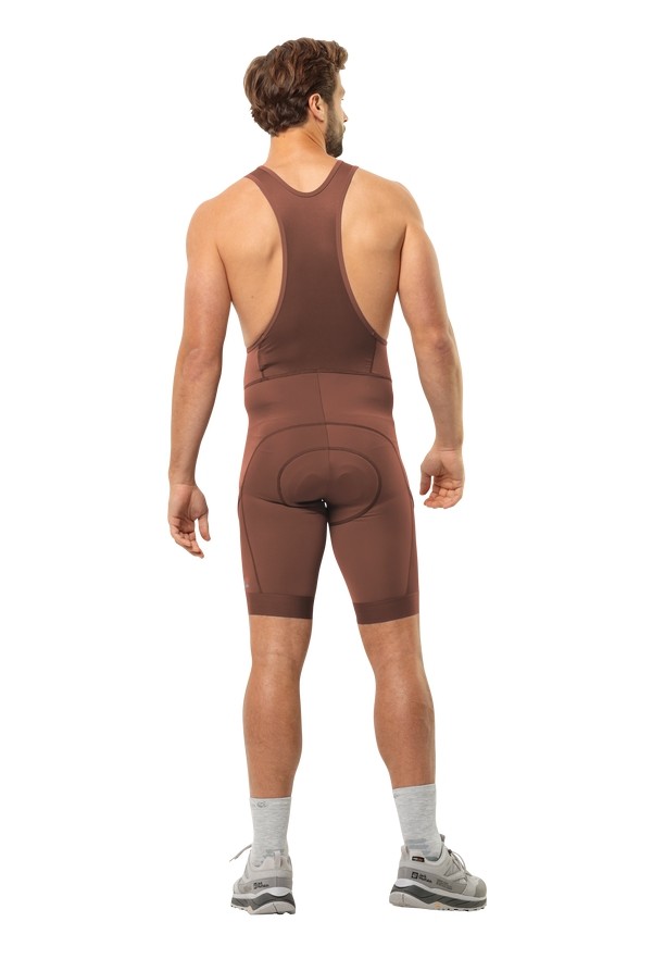 Jack Wolfskin Morobbia Bib Korte Broek Heren Rood | 89385630