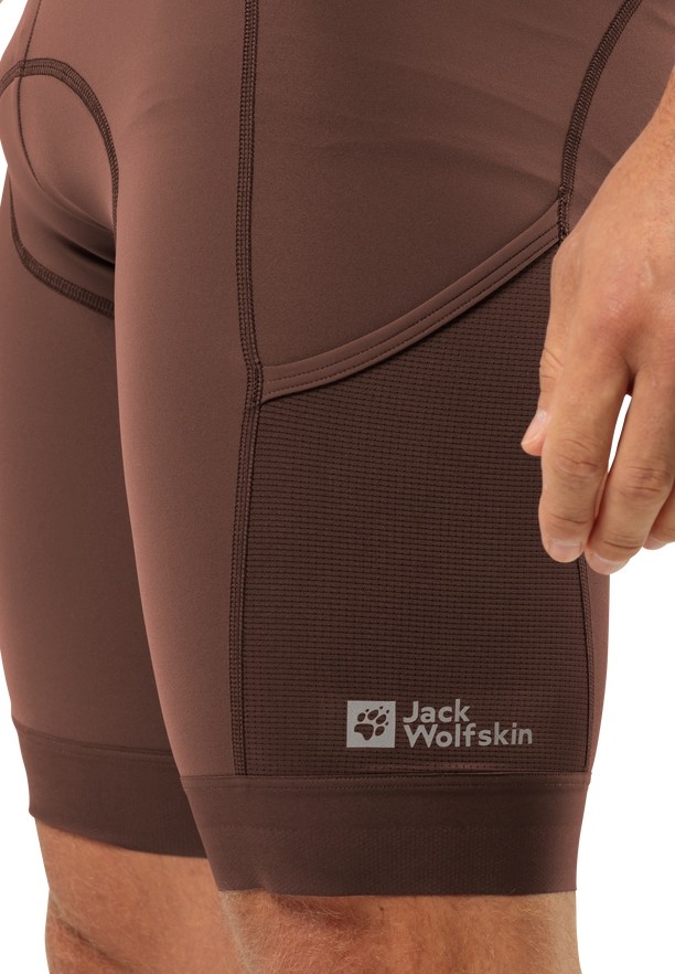 Jack Wolfskin Morobbia Bib Korte Broek Heren Rood | 89385630