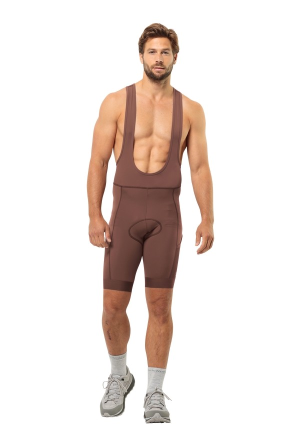 Jack Wolfskin Morobbia Bib Korte Broek Heren Rood | 89385630