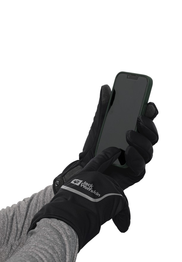 Jack Wolfskin Morobbia Light Handschoenen Heren Zwart | 23120910