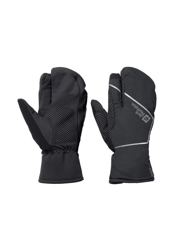 Jack Wolfskin Morobbia Lobster Handschoenen Heren Zwart | 50093107