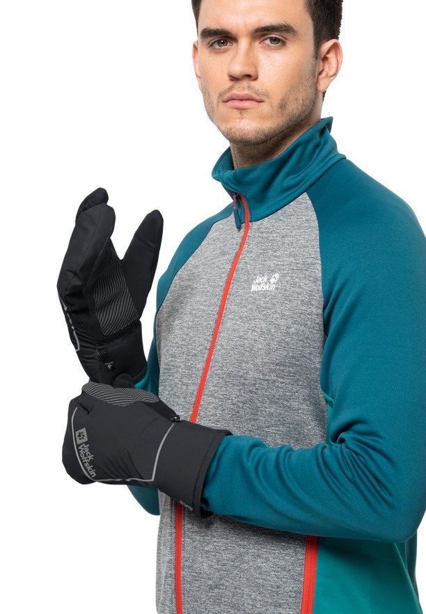 Jack Wolfskin Morobbia Lobster Handschoenen Heren Zwart | 50093107
