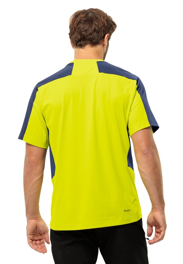 Jack Wolfskin Narrows T-shirts Heren Geel | 59148468