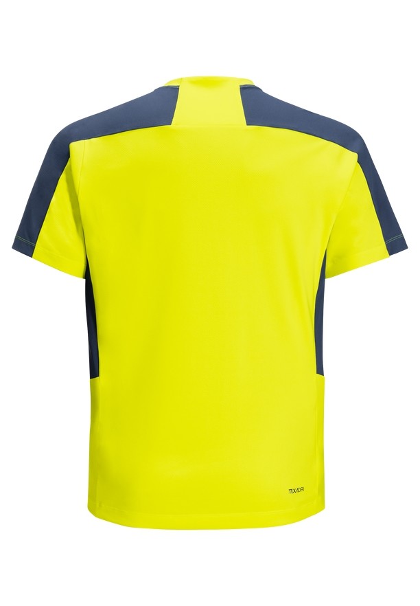 Jack Wolfskin Narrows T-shirts Heren Geel | 59148468