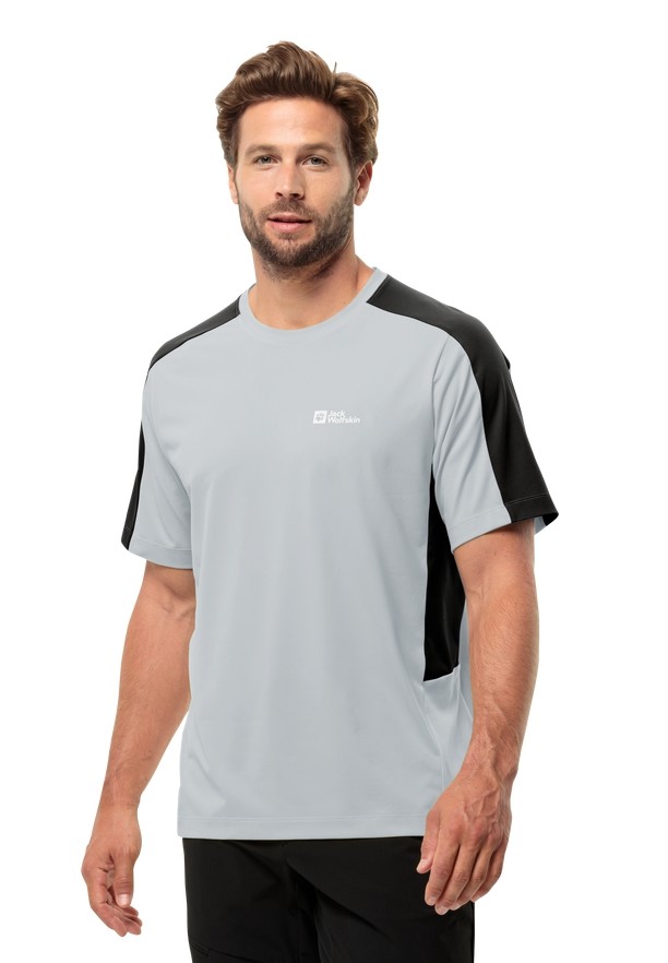 Jack Wolfskin Narrows T-shirts Heren Grijs | 46320018