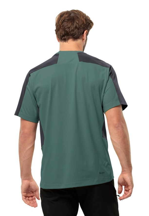 Jack Wolfskin Narrows T-shirts Heren Groen | 40434675