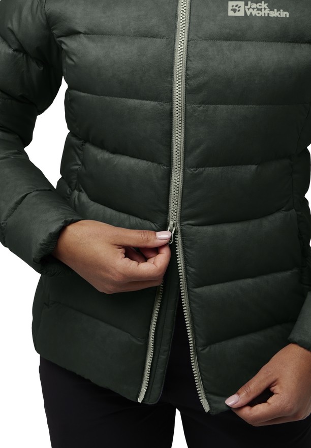 Jack Wolfskin Nebelhorn Donsjas Dames Groen | 71778257