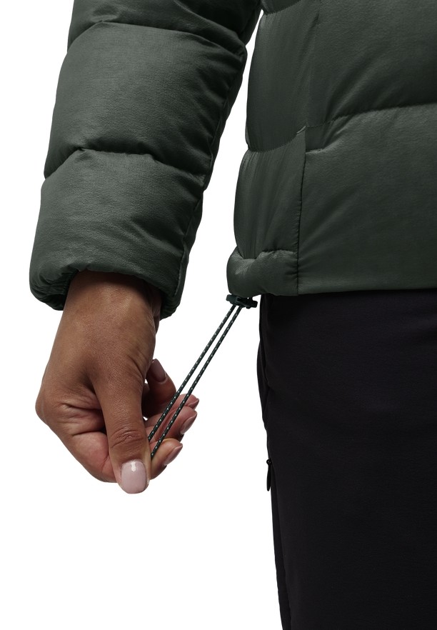 Jack Wolfskin Nebelhorn Donsjas Dames Groen | 71778257