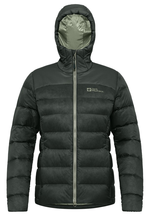 Jack Wolfskin Nebelhorn Donsjas Dames Groen | 71778257