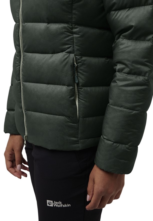 Jack Wolfskin Nebelhorn Donsjas Dames Groen | 71778257