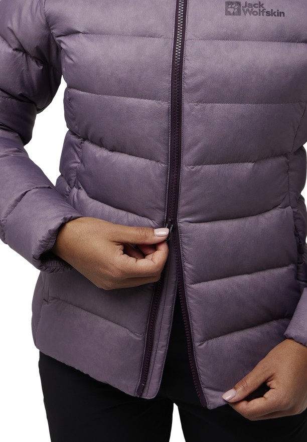 Jack Wolfskin Nebelhorn Donsjas Dames Paars | 34664753